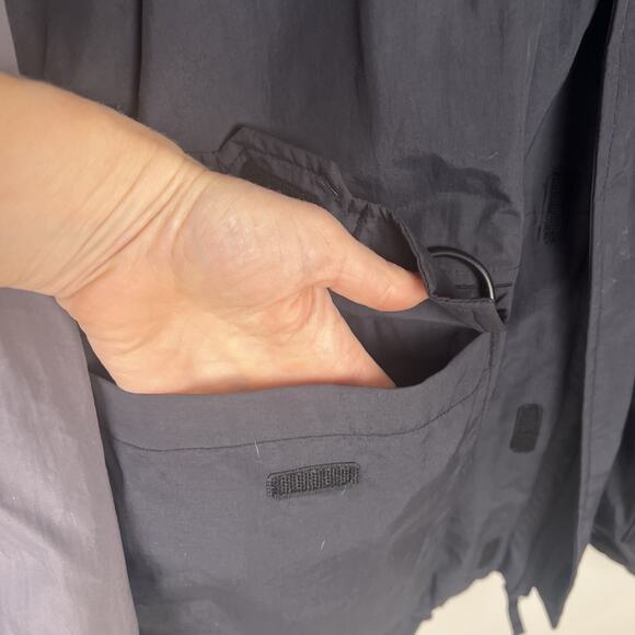 Coleman Max Jacket Mens 2XL Jacket Black Gray Hoodie Outdoor Rain Coat Camp Wind - Picture 4 of 9